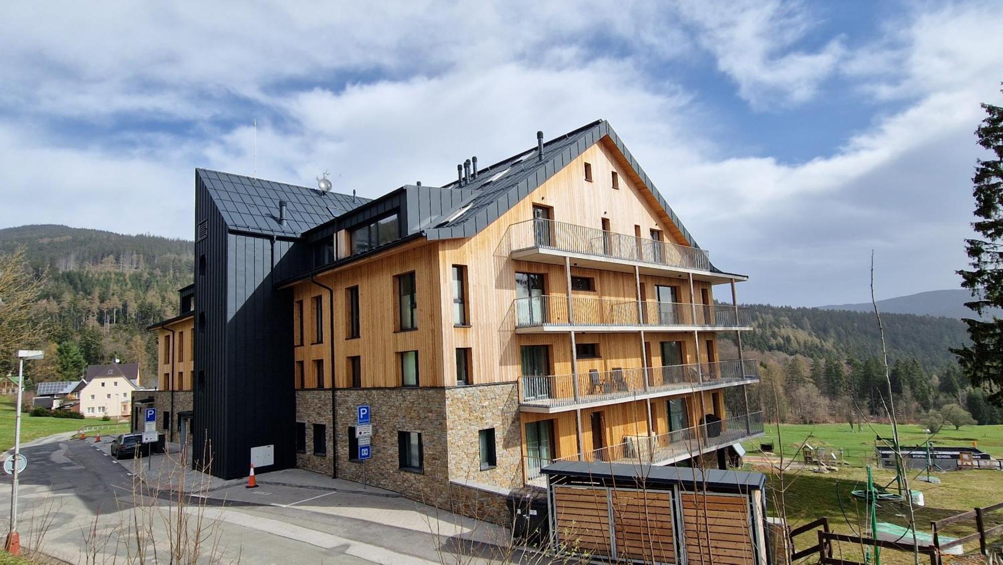 Ski&Bike Apartment Janske Lazne + Parking Экстерьер фото